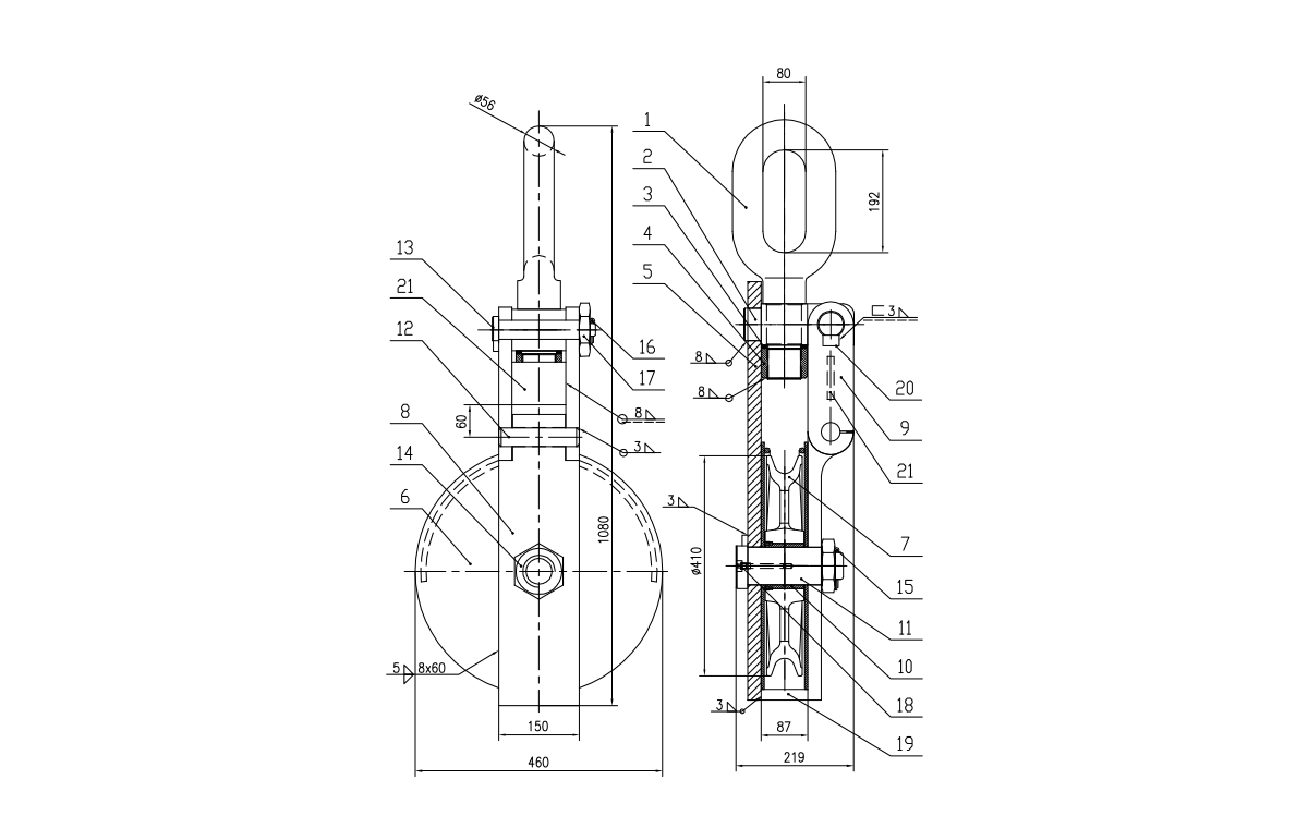 SB311 Bargo Snatch Block