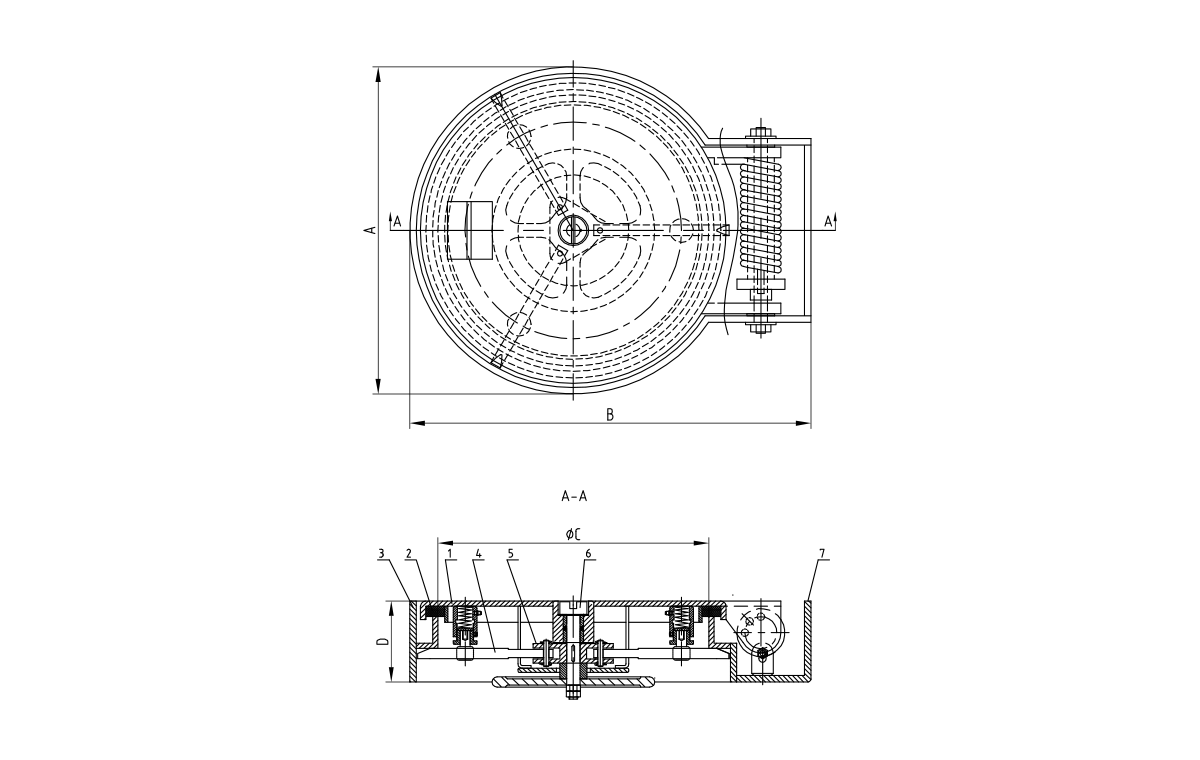 Быстродействующий водонепроницаемый аварийный люк со смывом для сосудов